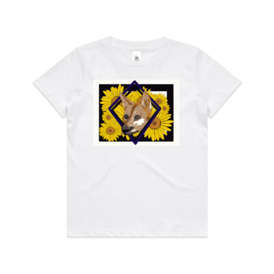 dingo in a field of flowers Thumbnail